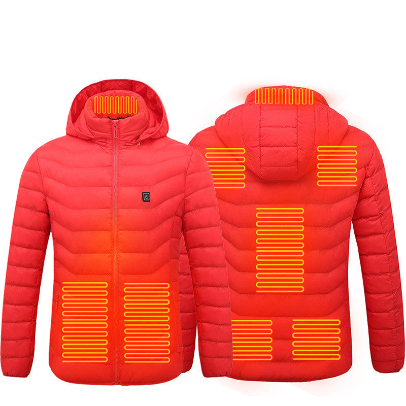 Axel Herre Vinter Varmejakke – Vandtæt Softshell med Hætte & Indbygget Varme