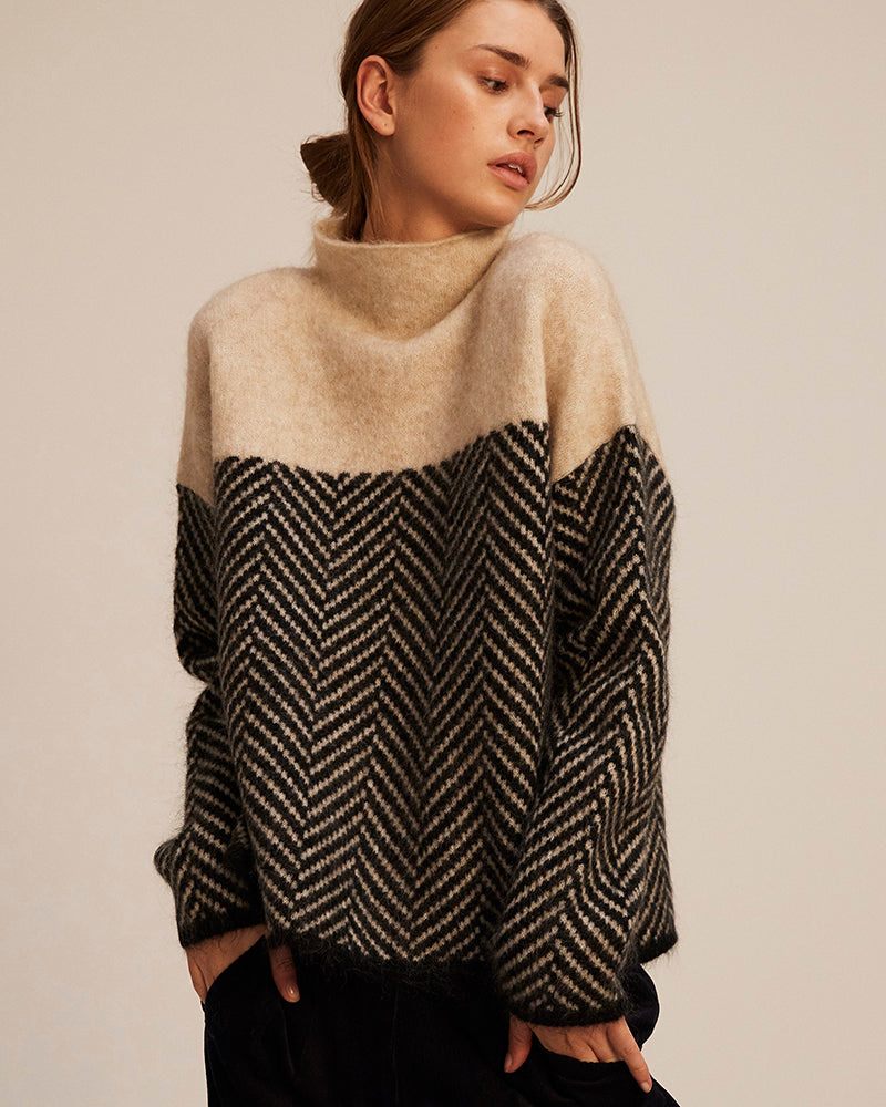 Norah | Bomulds Turtleneck Sweater