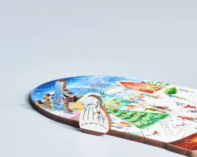 PuzzleFest adventskalender Puzzel | 24 dage med dejlige puslespil til festlig glæde