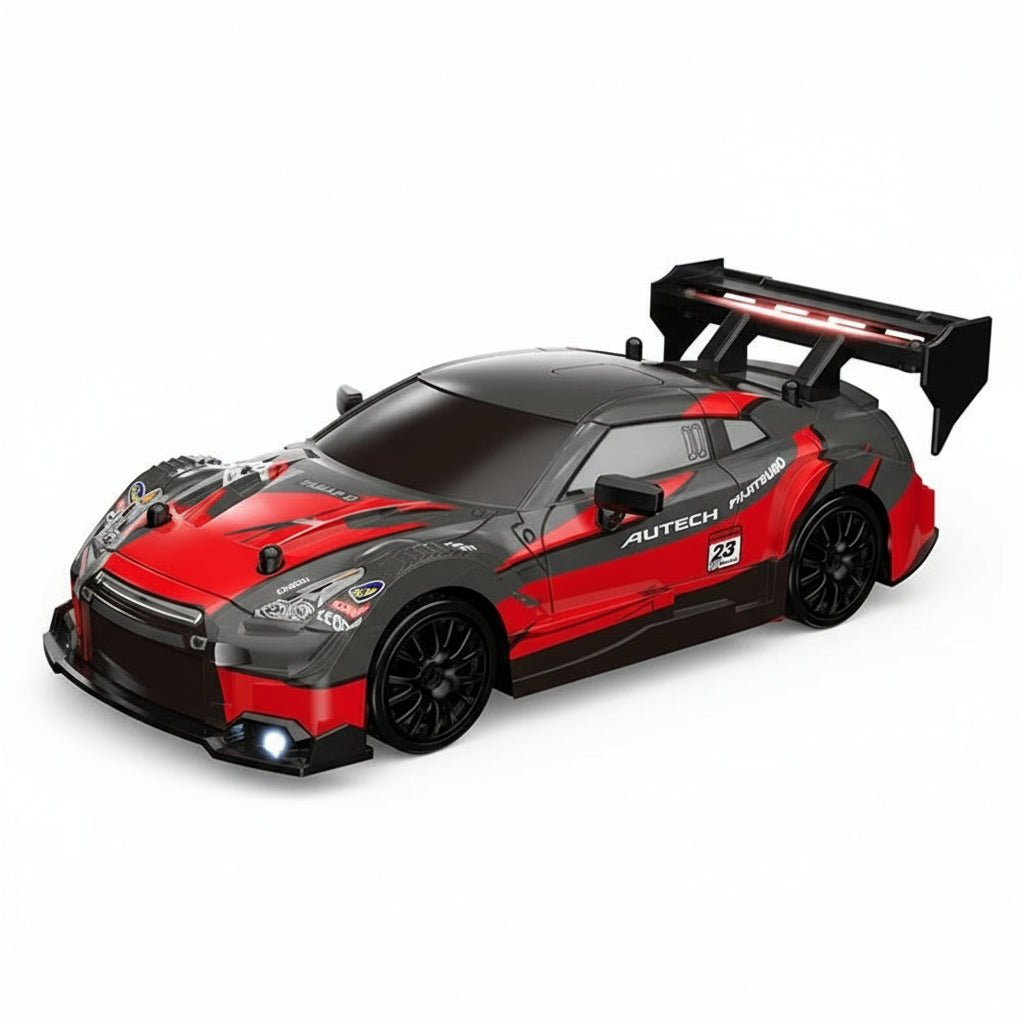4WD RC Driftbil med Glatte Dæk