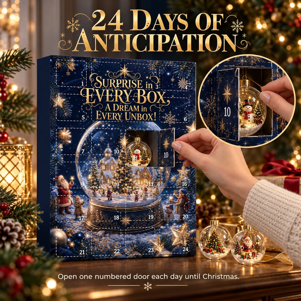 Christmas Bauble Advent Calendar 2026 – 24 Days Filled with Christmas Surprises
