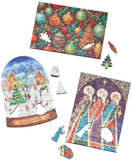 PuzzleFest adventskalender Puzzel | 24 dage med dejlige puslespil til festlig glæde