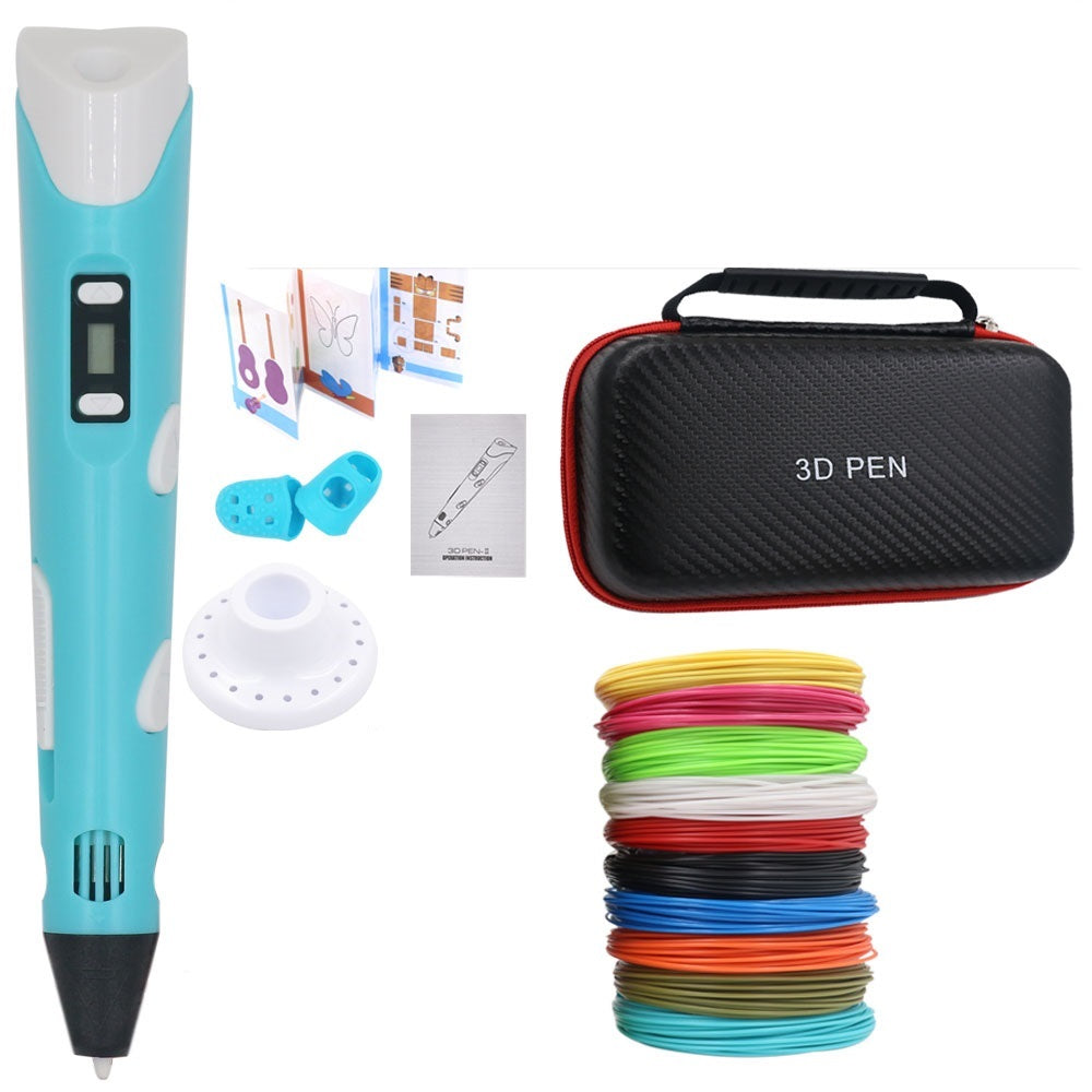 3D-Printpen DIY-tegnerpen med 200M PLA-filament, gave til børn