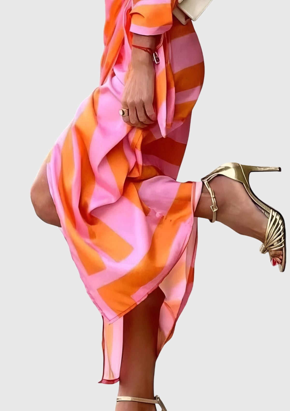 Wrap Style Kjole – Flatterende Silhuet & Talje-Definerende Pasform