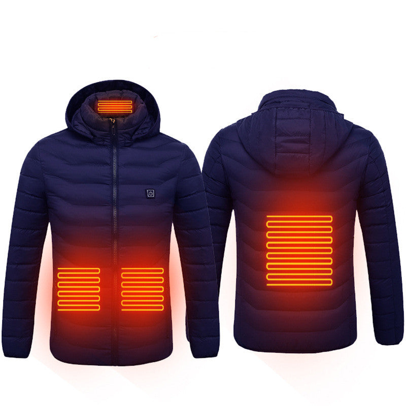 Axel Herre Vinter Varmejakke – Vandtæt Softshell med Hætte & Indbygget Varme