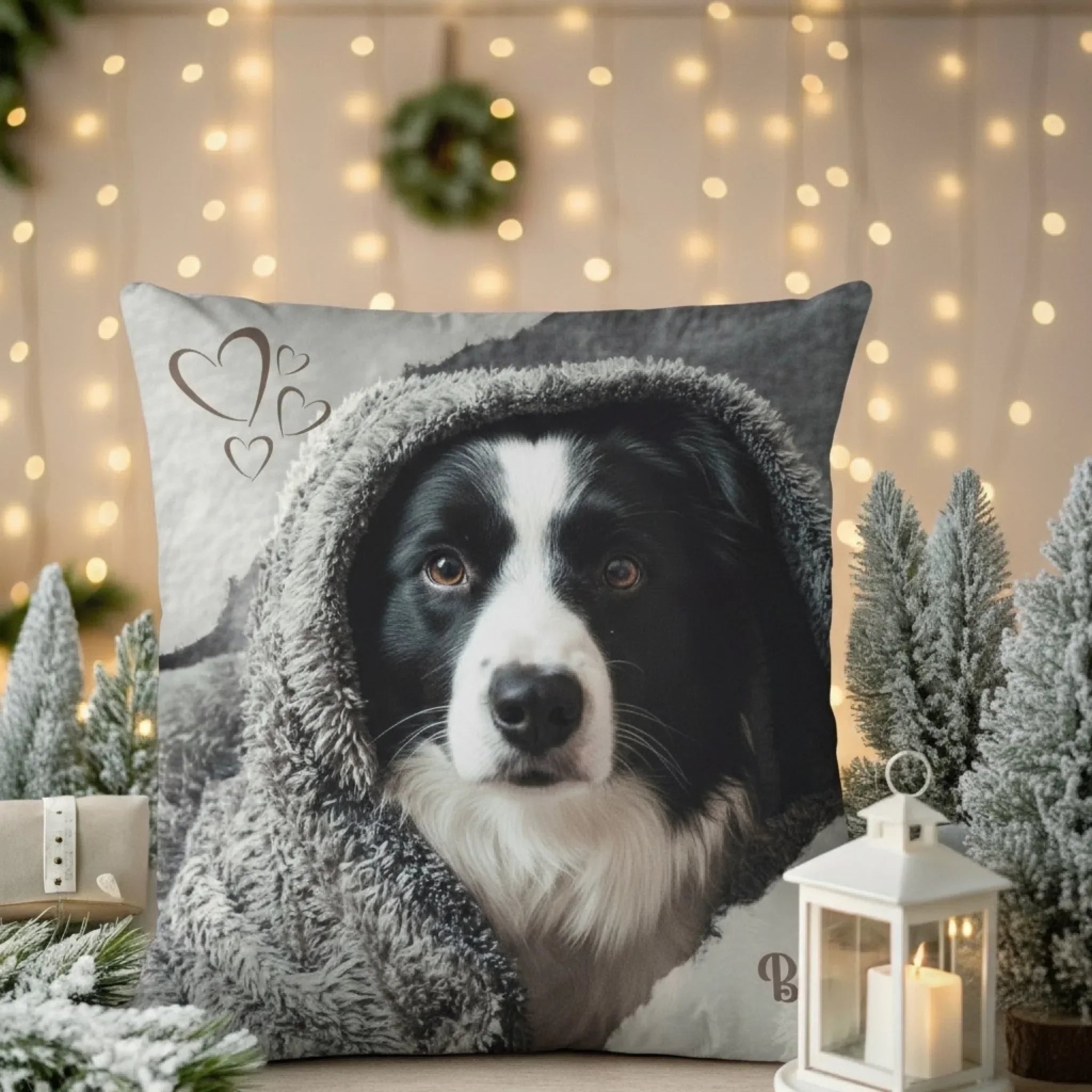 CuddleNest | Personliggjort Husdyrtæppe Cozy Pude