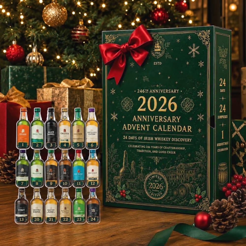 Irländsk whiskyadventskalender 2026 – 24 dagar fyllda med whiskyupptäckter