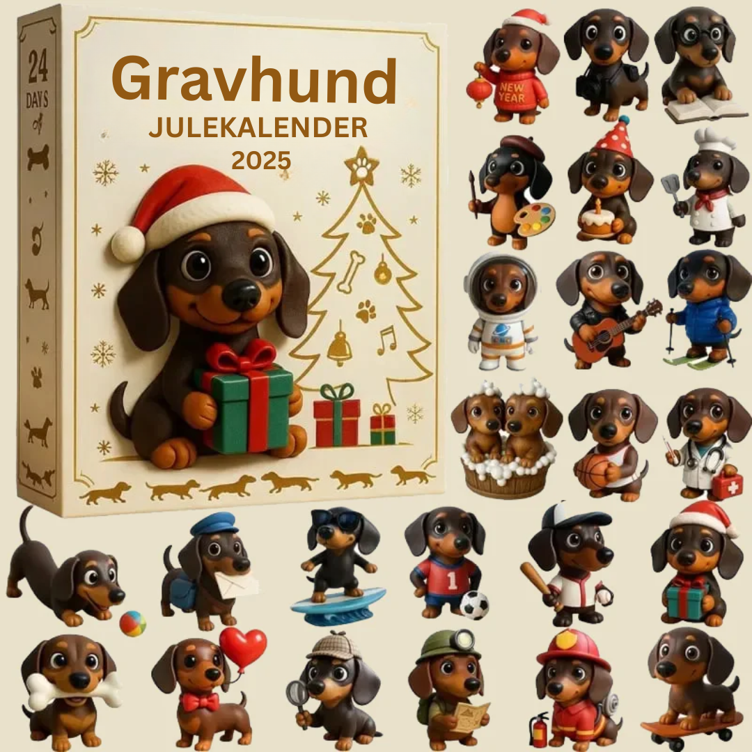 PupSurprise | 2025 Ferie Adventskalender 24 dage fyldt med festlige overraskelser