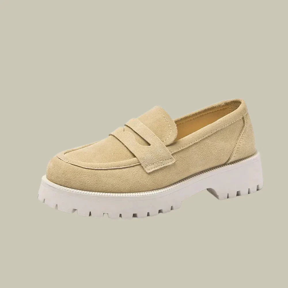 Kvinders Klassiske Chunky Loafers – Slip-On Komfort til Daglig Elegance