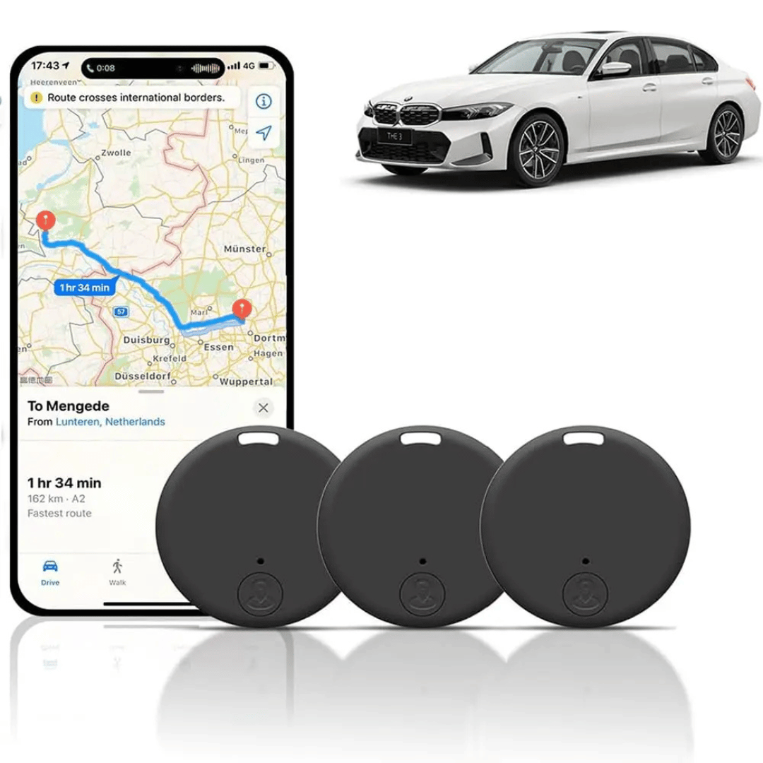 3x Mini GPS Tracker - Stærk Bil- og Nøgellocator