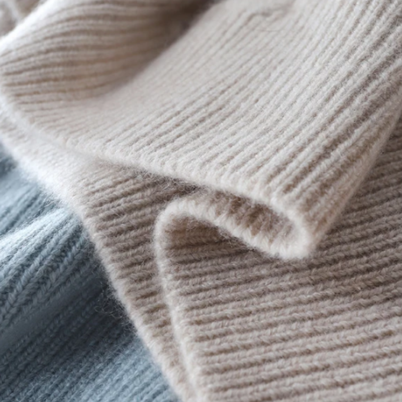 Camille Cashmere Sweater Kvinder – Blød Turtleneck, Luksus 100% Cashmere & Elegant Stil