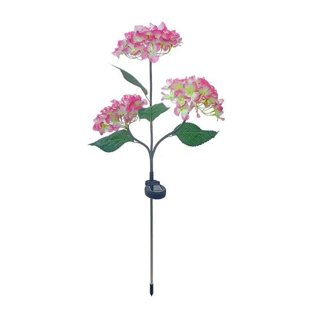 BrightBloom – Charmerende solcelledrevet havelampe med vejrbestandigt blomsterdesign og skumringssensor