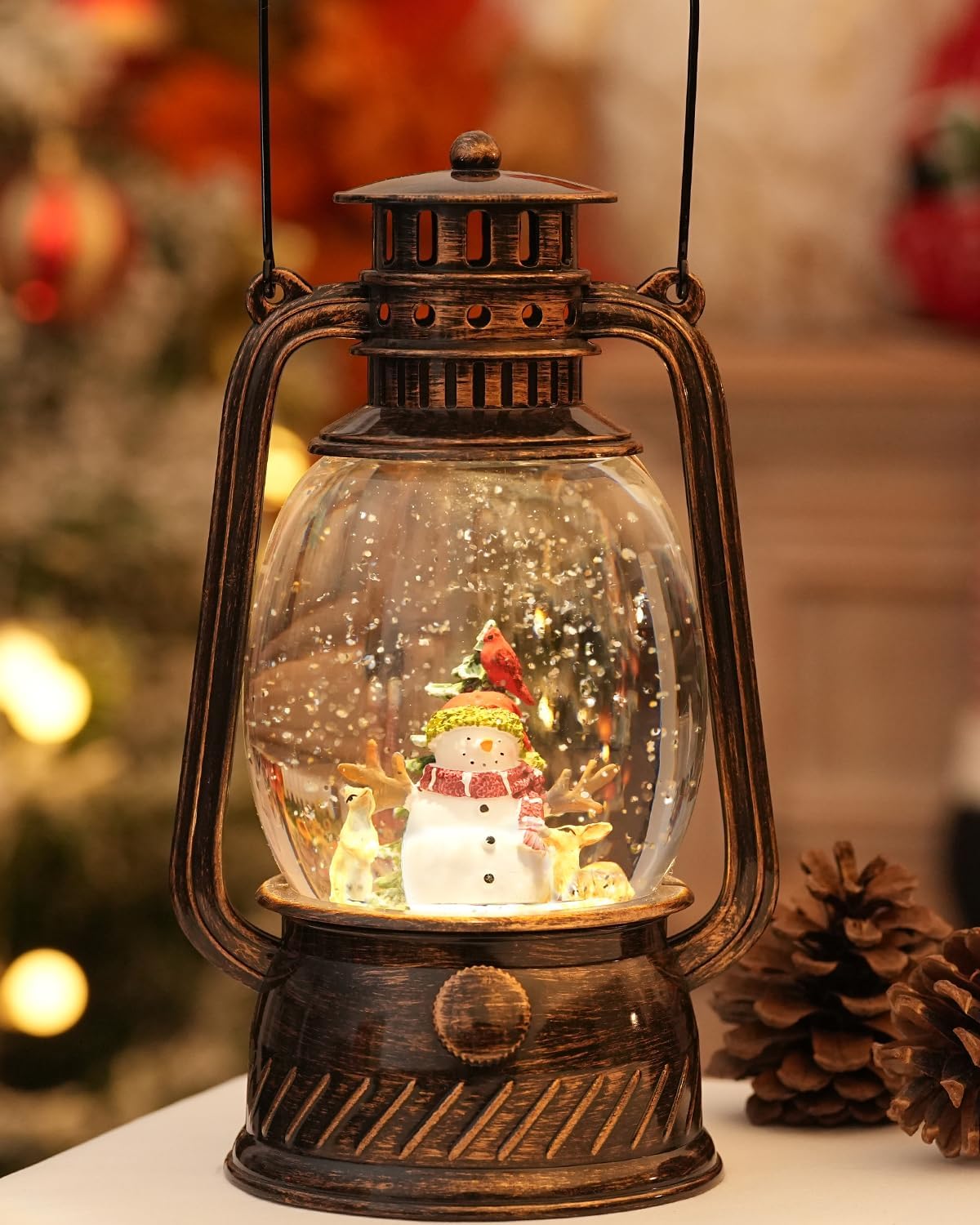 LED Pumpkin Light for Autumn Decoration – Warm Light with 6-Hour Timer