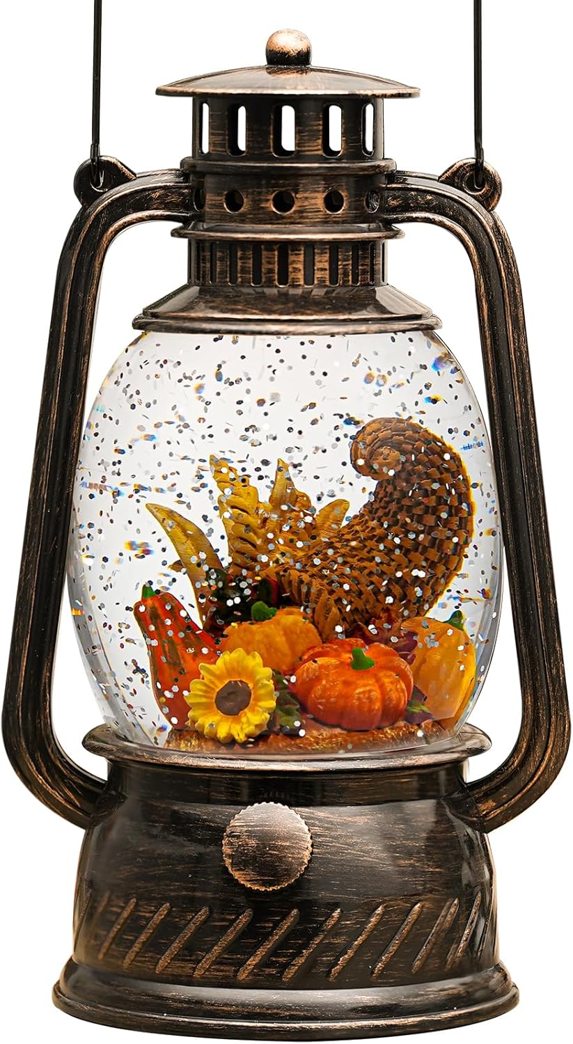 LED Pumpkin Light for Autumn Decoration – Warm Light with 6-Hour Timer