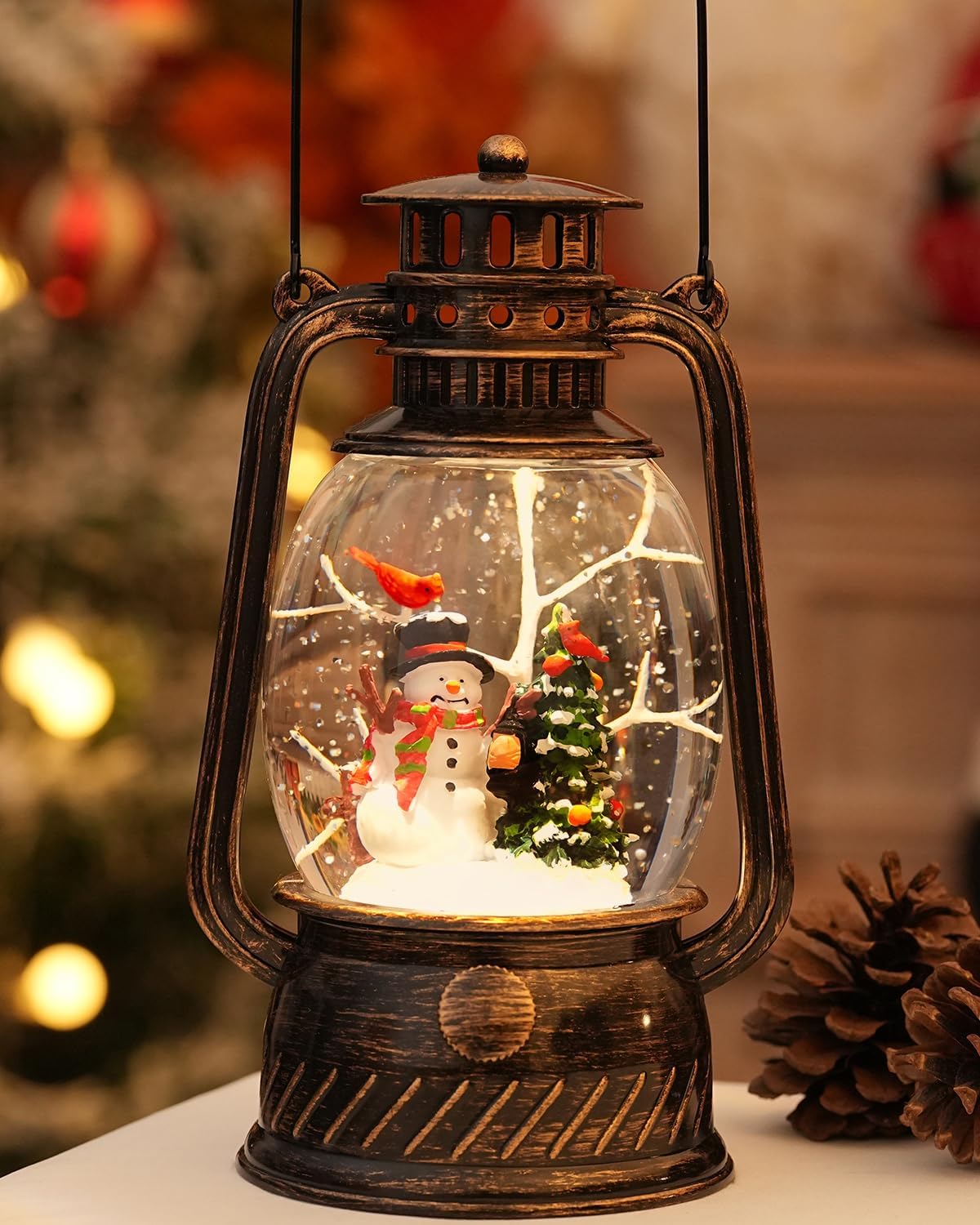 LED Pumpkin Light for Autumn Decoration – Warm Light with 6-Hour Timer