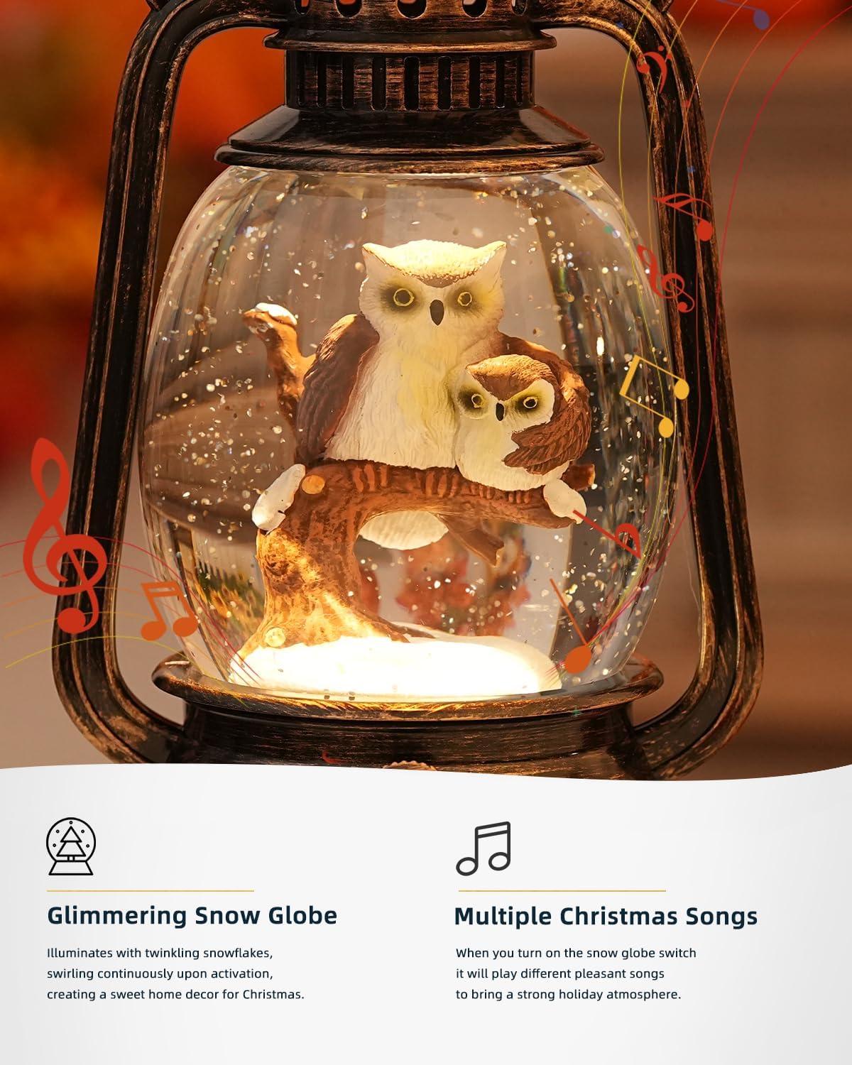 LED Pumpkin Light for Autumn Decoration – Warm Light with 6-Hour Timer