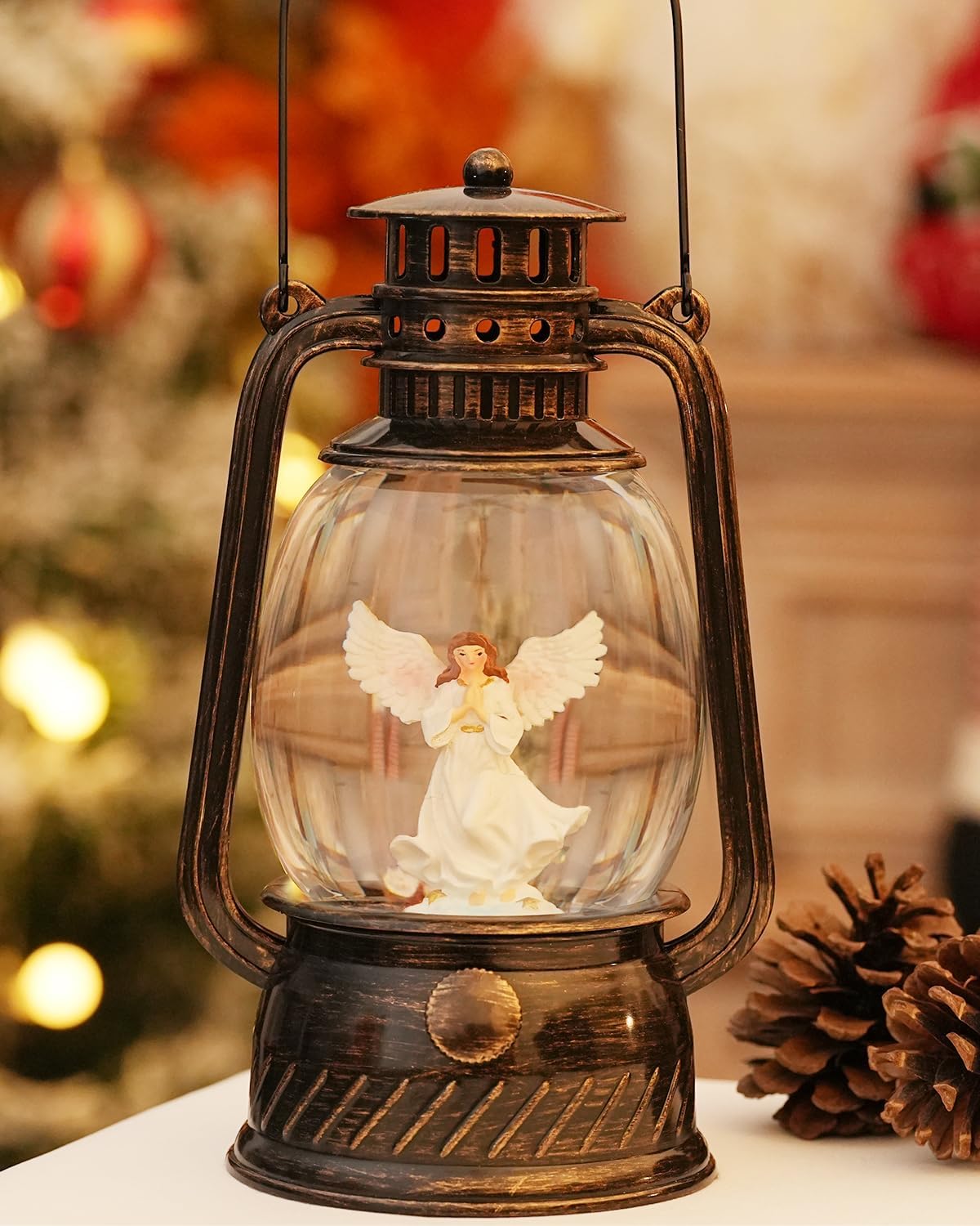 LED Pumpkin Light for Autumn Decoration – Warm Light with 6-Hour Timer