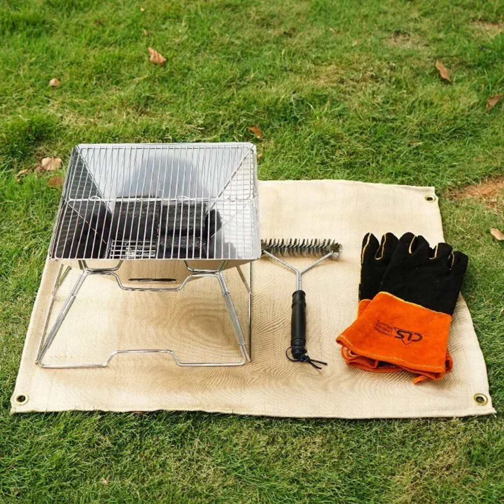 HeatShield – Stor varmebeskyttende grillmåtte til sikker grillning