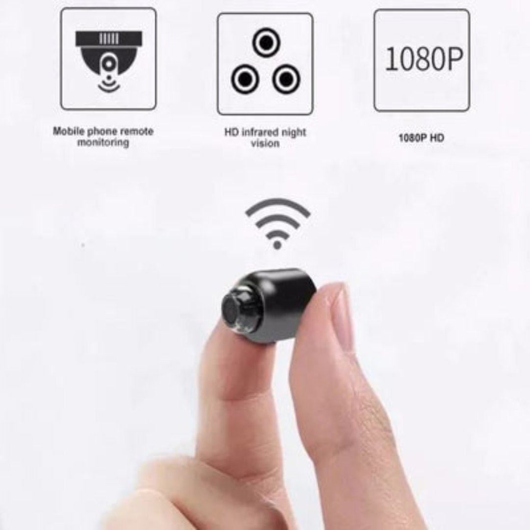 Norvo | Skjult WiFi Kamera (1080P) – Trådløs Babyalarm & Diskret Overvågning