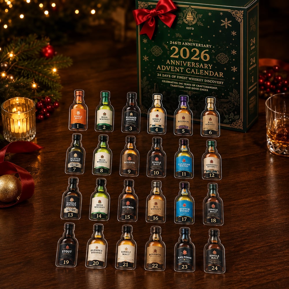 Irländsk whiskyadventskalender 2026 – 24 dagar fyllda med whiskyupptäckter