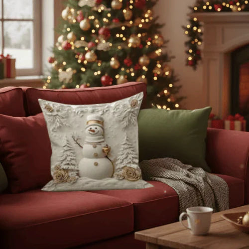 DecorCovers | 3D Jule Dekorative Betræk Sæt med 4 Enheder