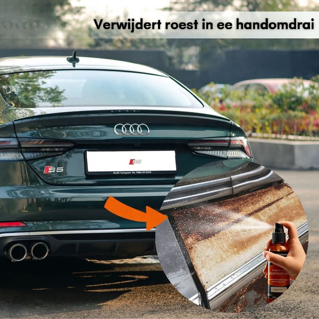 PowerRust Rustfjerner - fjerner selv genstridig rust på få sekunder