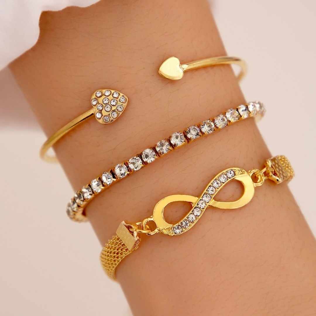TidlessKærlighed | 3-Delt Armbåndsæt-zarada.dk