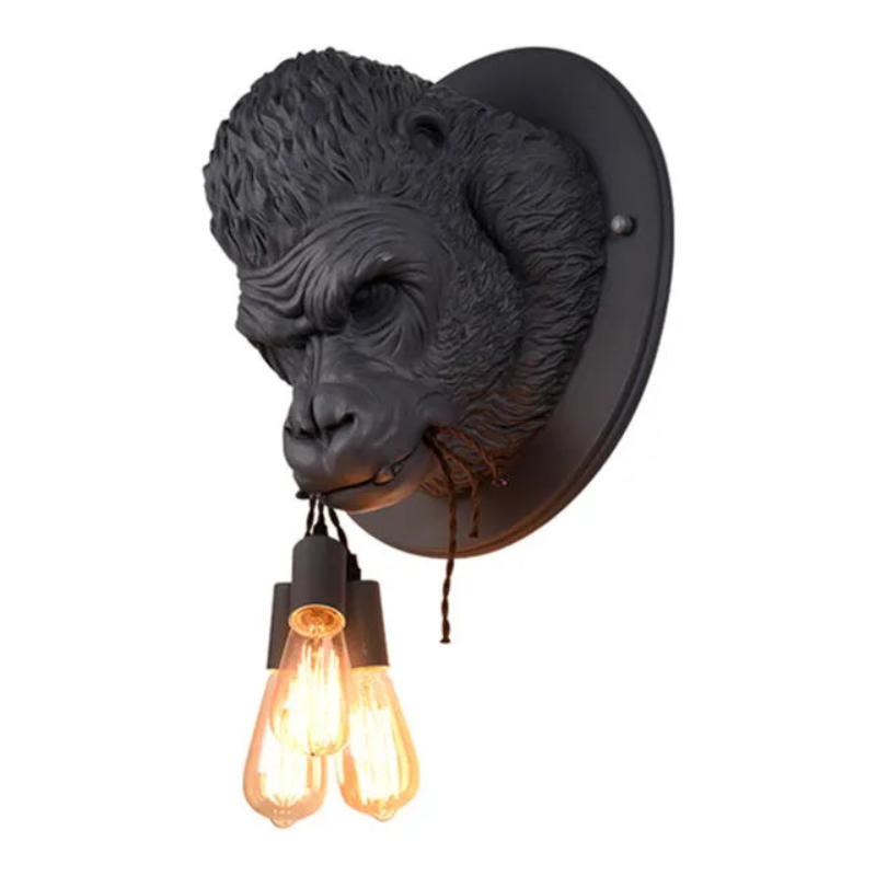 ApeLume – Gorillaformet LED væglampe til dristige og kreative interiører