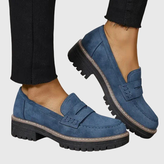Melania | Tidløse Suede Loafers