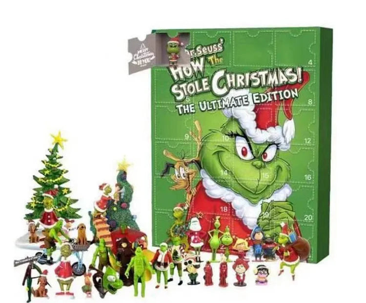 Monsteradventskalender – grön julkalender med överraskningar