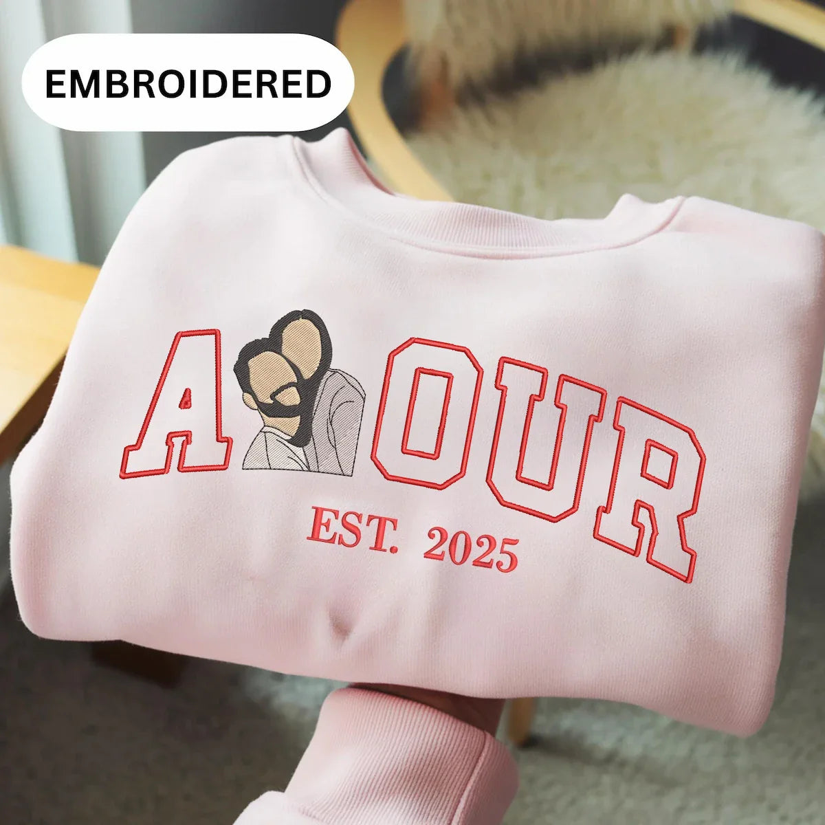 LoveSweater | Jullie Liefde Borduurwerk Draagbare Mode voor Elke Dag