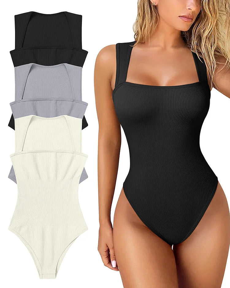 ChicRibbed Bodysuit | Frigør dit indre selvtillid-zarada.dk