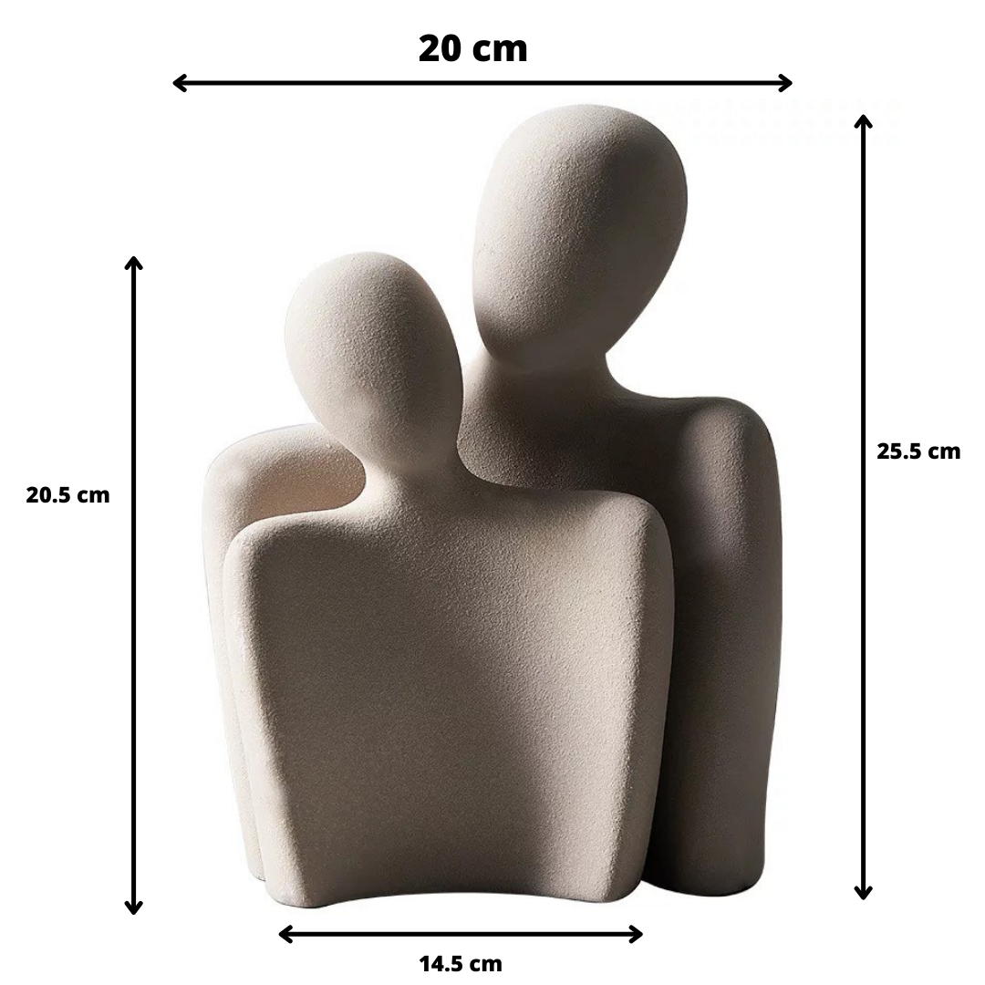 Abstrakt Kærlighedsstatue Til Hjemmet Dekoration