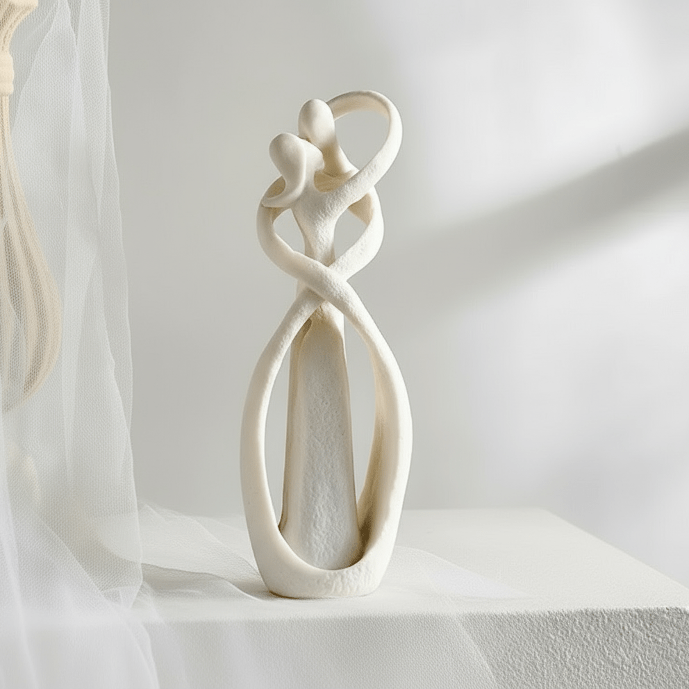Abstrakt Skulptur Tidløs Kærlighed