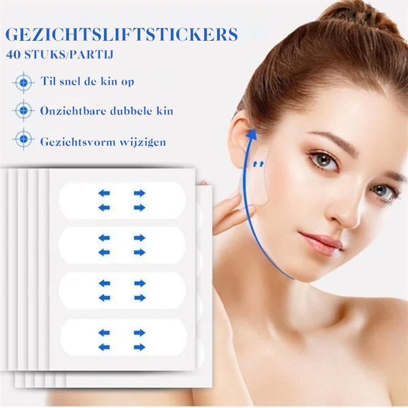 Ansigtsløfter Tape til Kvinder - Usynlig Design