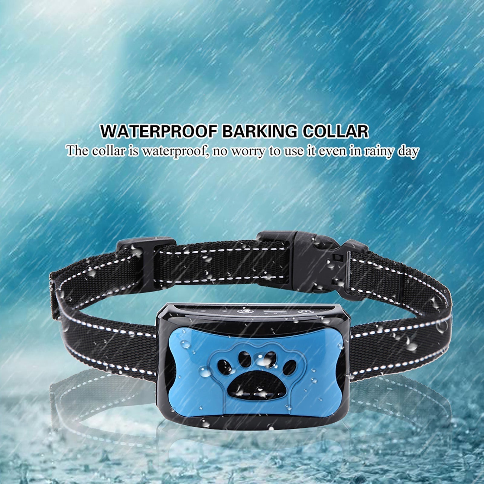 Anti-Barking Collar til Hunde med Vibration og Ultralyd