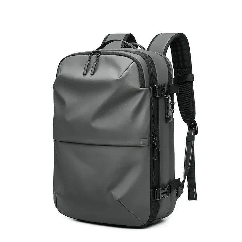 Anti-tyveri Vacuum Komprimering Rygsæk - 60L Udvidelig Airback Rygsæk med Åndbart Design
