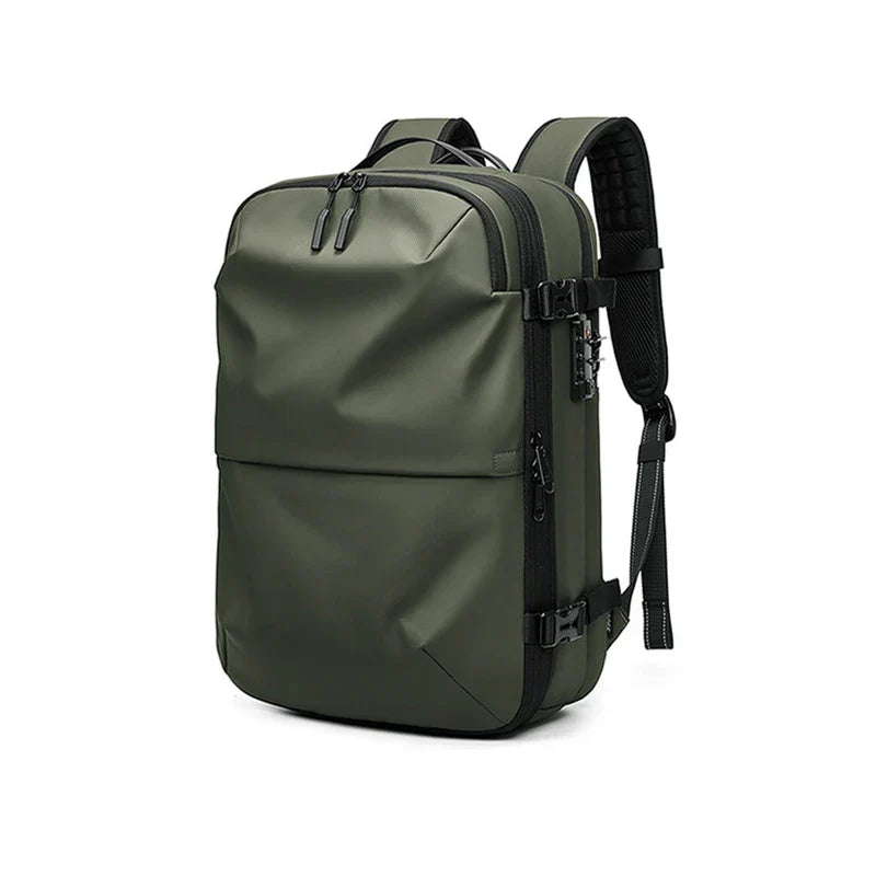 Anti-tyveri Vacuum Komprimering Rygsæk - 60L Udvidelig Airback Rygsæk med Åndbart Design