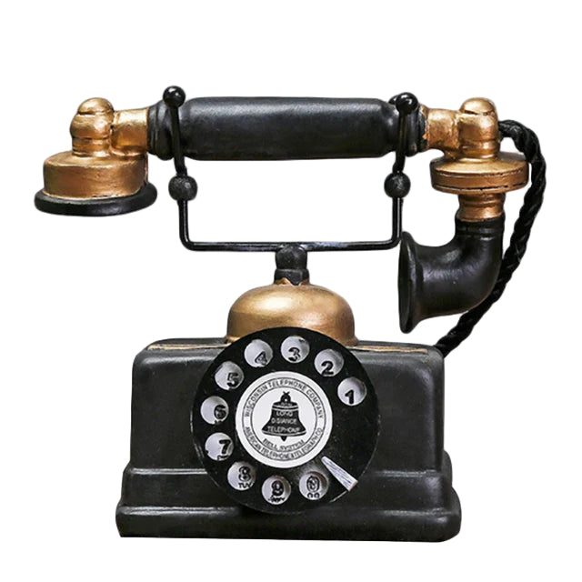 Antik Telefon Dekor Retro Design til Indretning