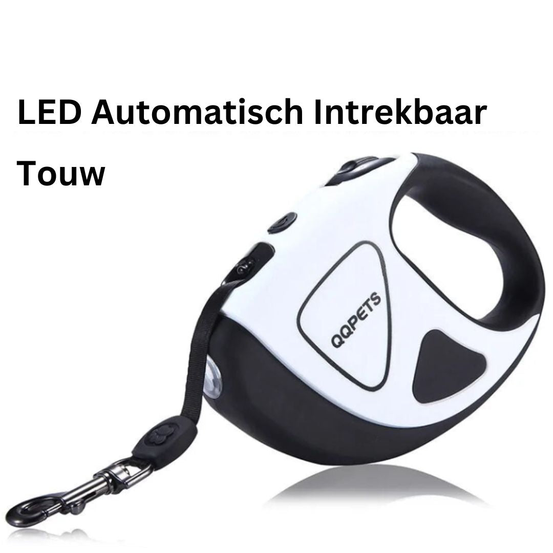 PetGuard| Indtrækbar Hundesnor Med LED Lys-zarada.dk