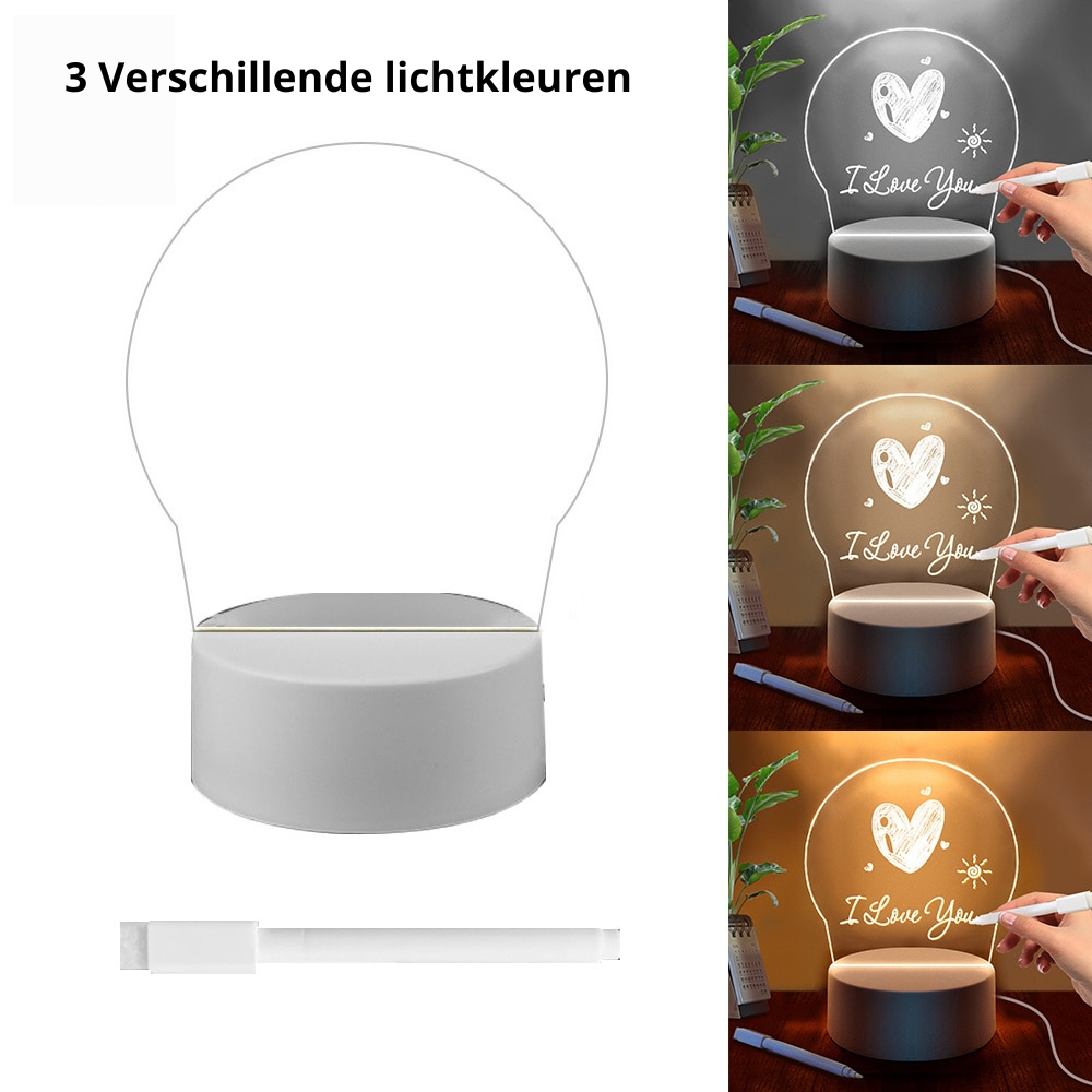 Kunstnerisk Nattelys | Bestem dit eget design