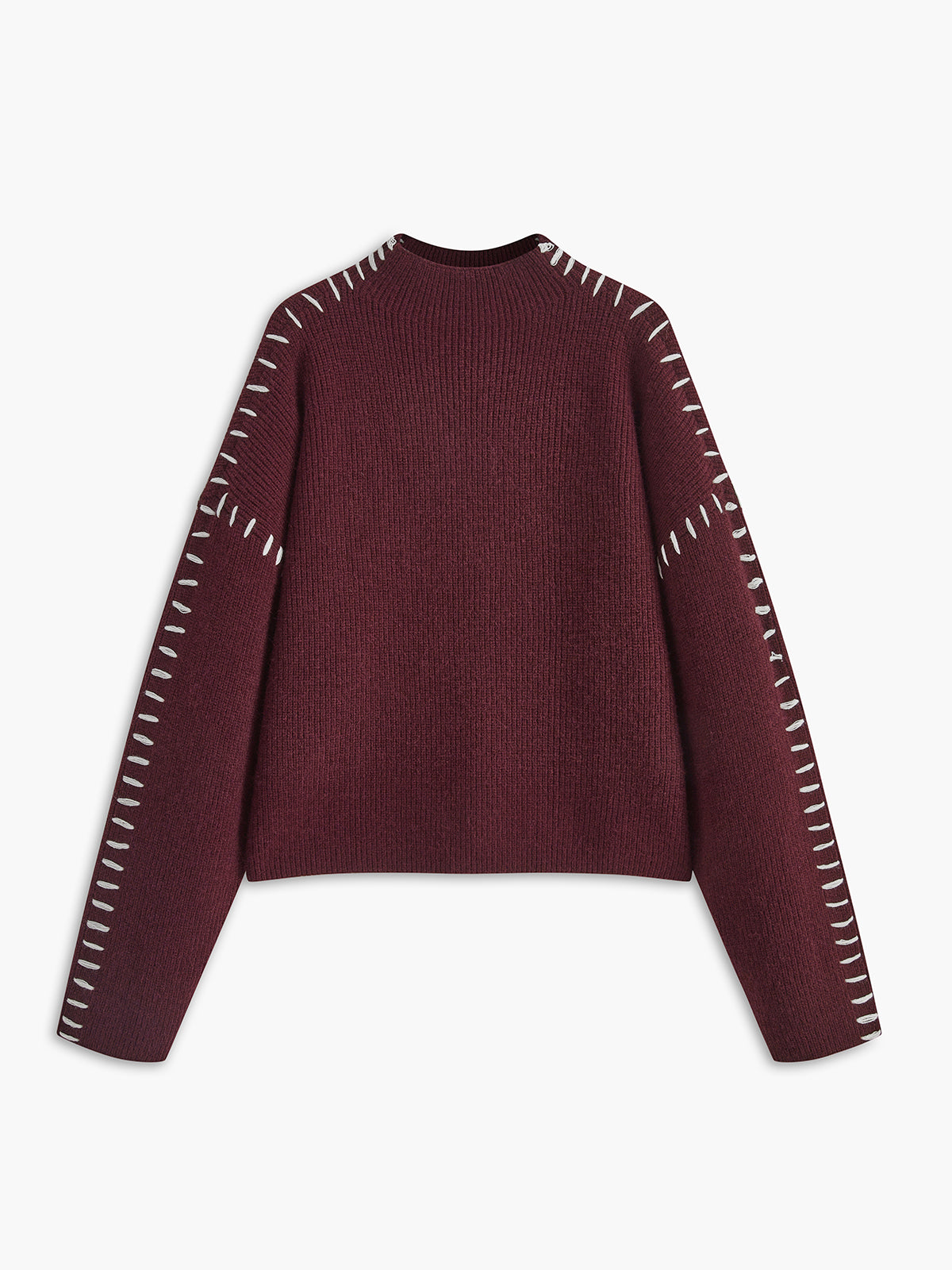 Kayla Pull Kvinde – Oversize Sweater med Høj Hals i Blødt, Chic & Behageligt Strik