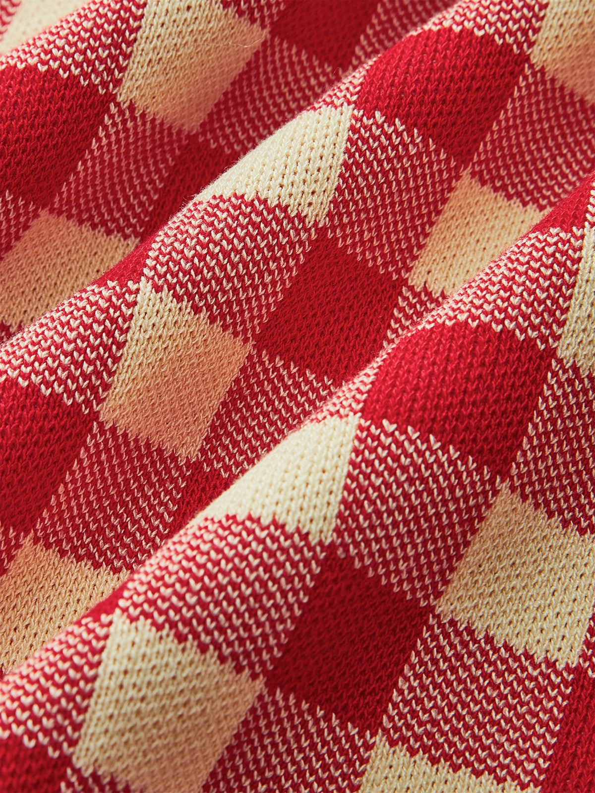 Gingham Print Bukser Sæt