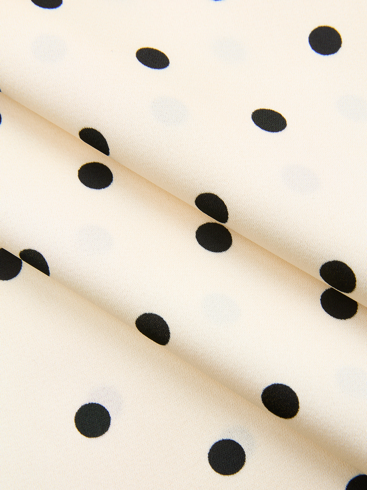 Polka Dot Ærmeløs Top & Maxi Skirt Sæt