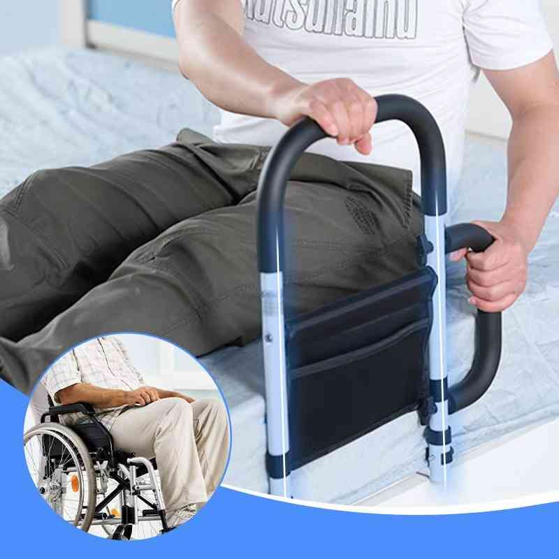 BedGrip Duo – Justerbare sengekantstøtter til ældre med skridsikkerhed og opbevaringsrum