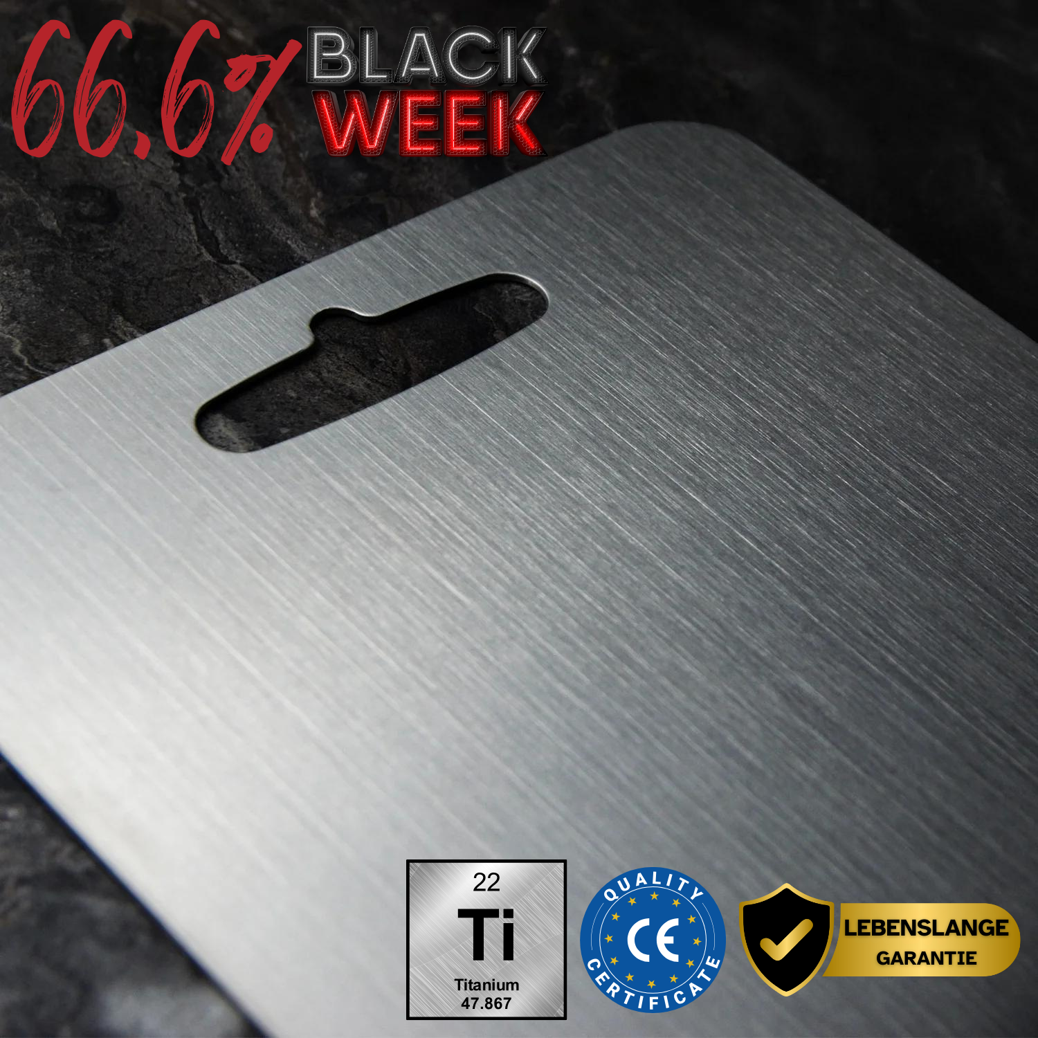 SliceMate Titanium bord | Designet til holdbarhed og alsidighed-zarada.dk