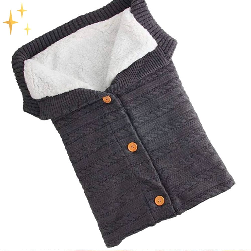 Baby Fleece Sovepose med Mønster og Knapper for en dejlig søvnoplevelse for dit lille barn