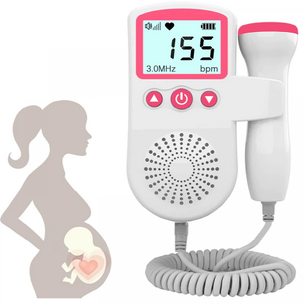 Baby Hjerteovervåger til Hjemmebrug – Baby Fetal Hjerterytme Lyd Detektor