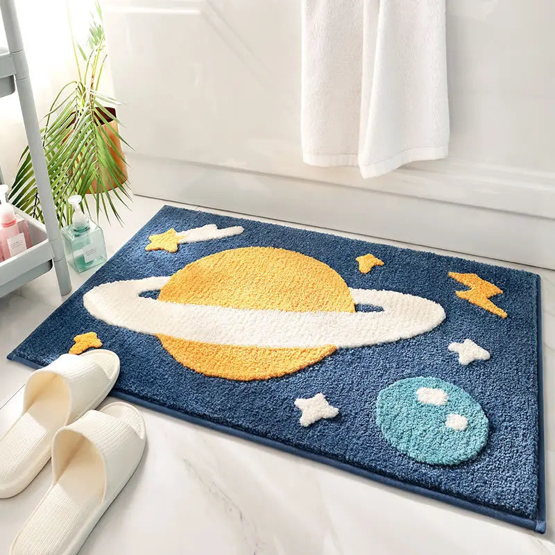 Bademåtte med Anti-Slip Design og Hurtig Tørring