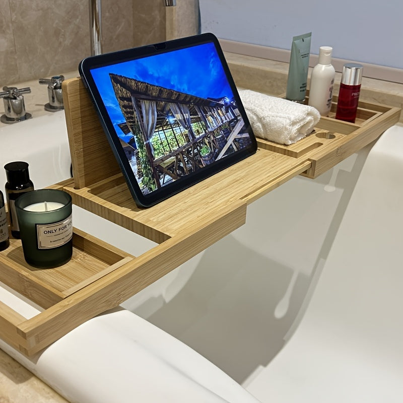 Badeværelses Caddy til Badekar i Bambus